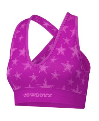 Women's 2-Piece Purple Dallas Cowboys Seamless Bra Legging Knit Set