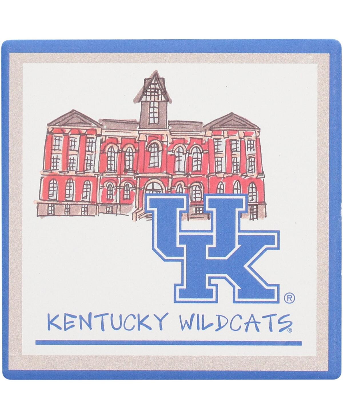 Magnolia Lane Kentucky Wildcats Coaster, Set Of 4 In Transparent