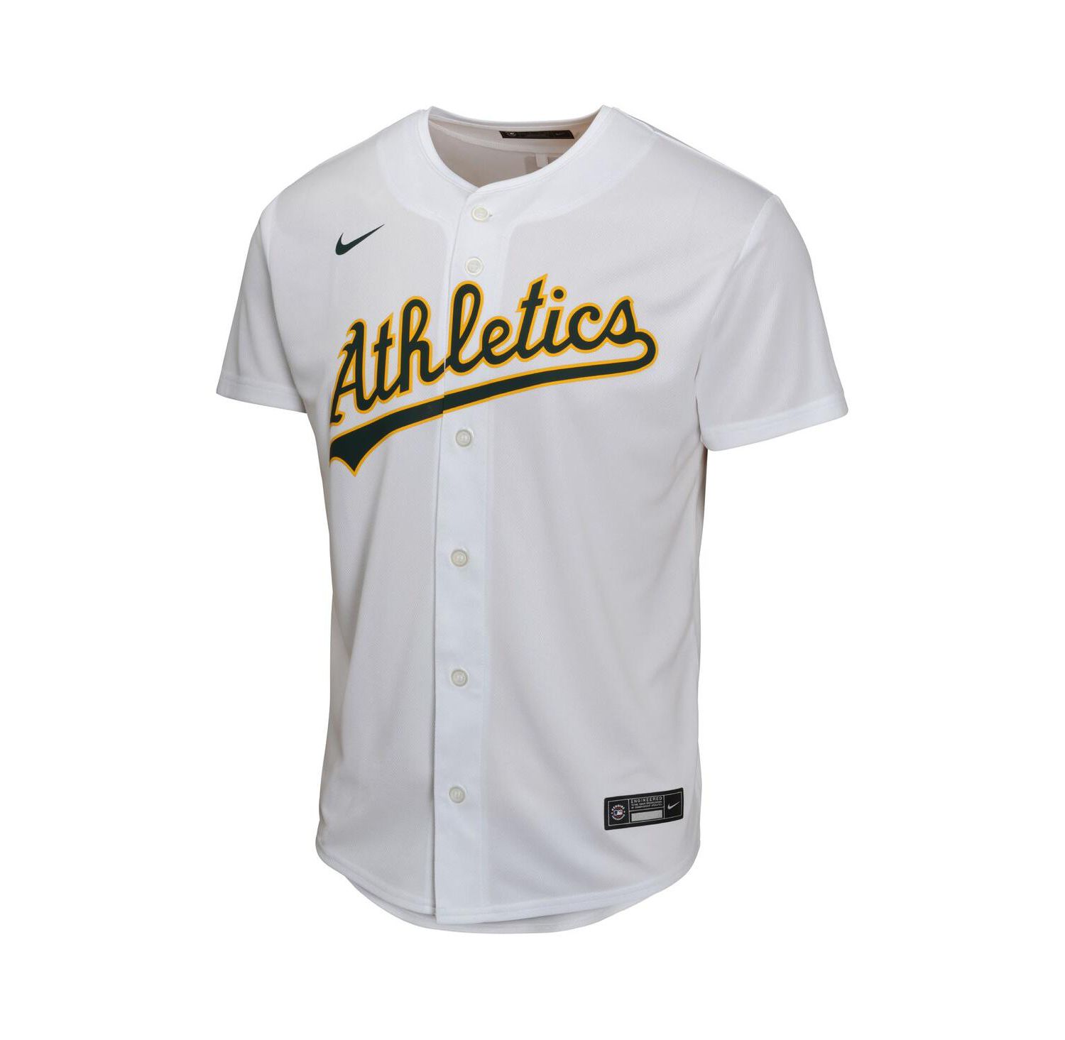 Big Boys and Girls Brent Rooker White Athletics Home Player Game Jersey