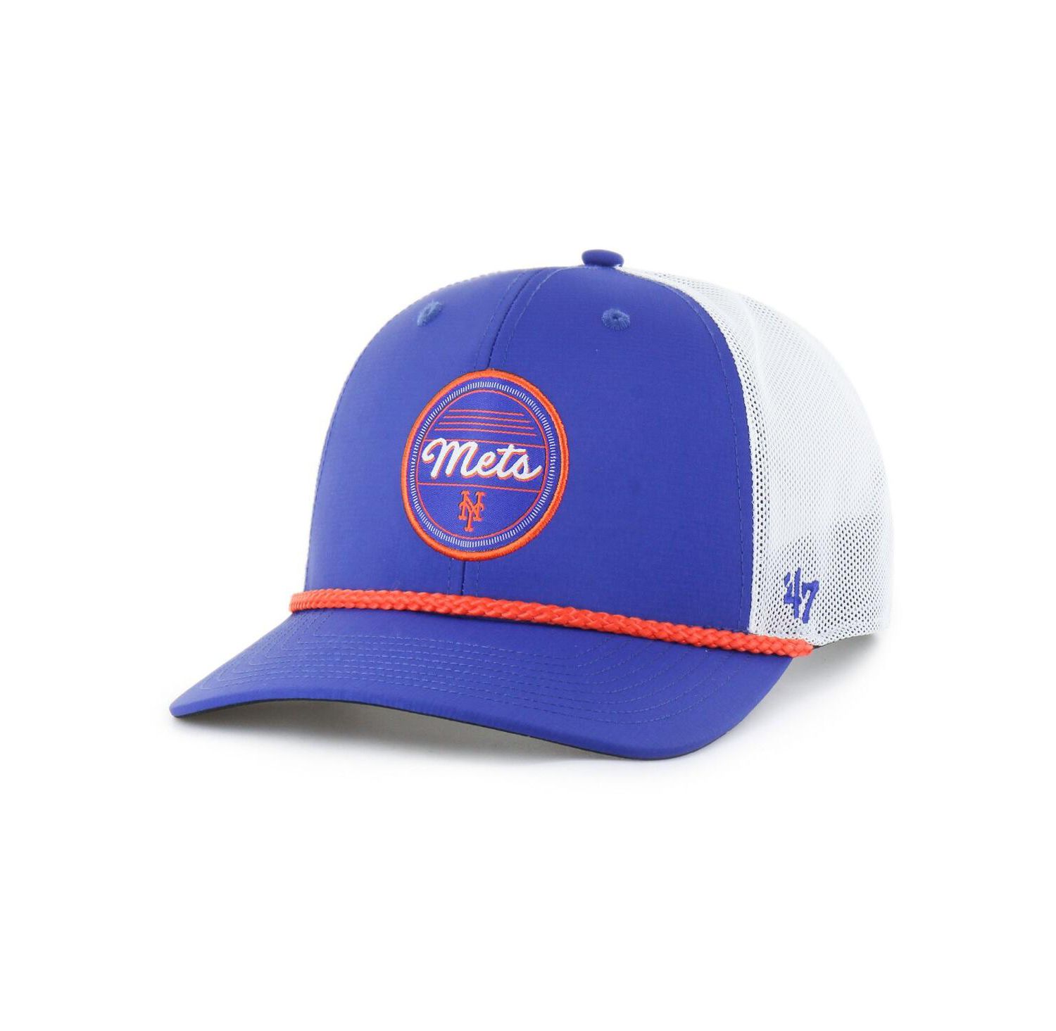 Men's Royal/White New York Mets Fairway Trucker Adjustable Hat