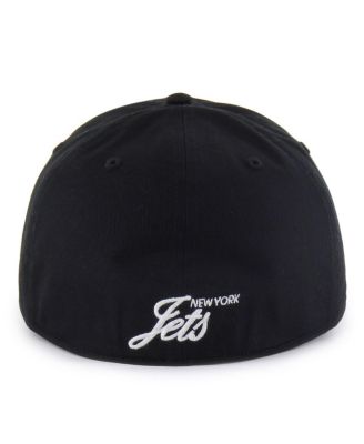 Men's Black New York Jets Foundational Franchise Fitted Hat
