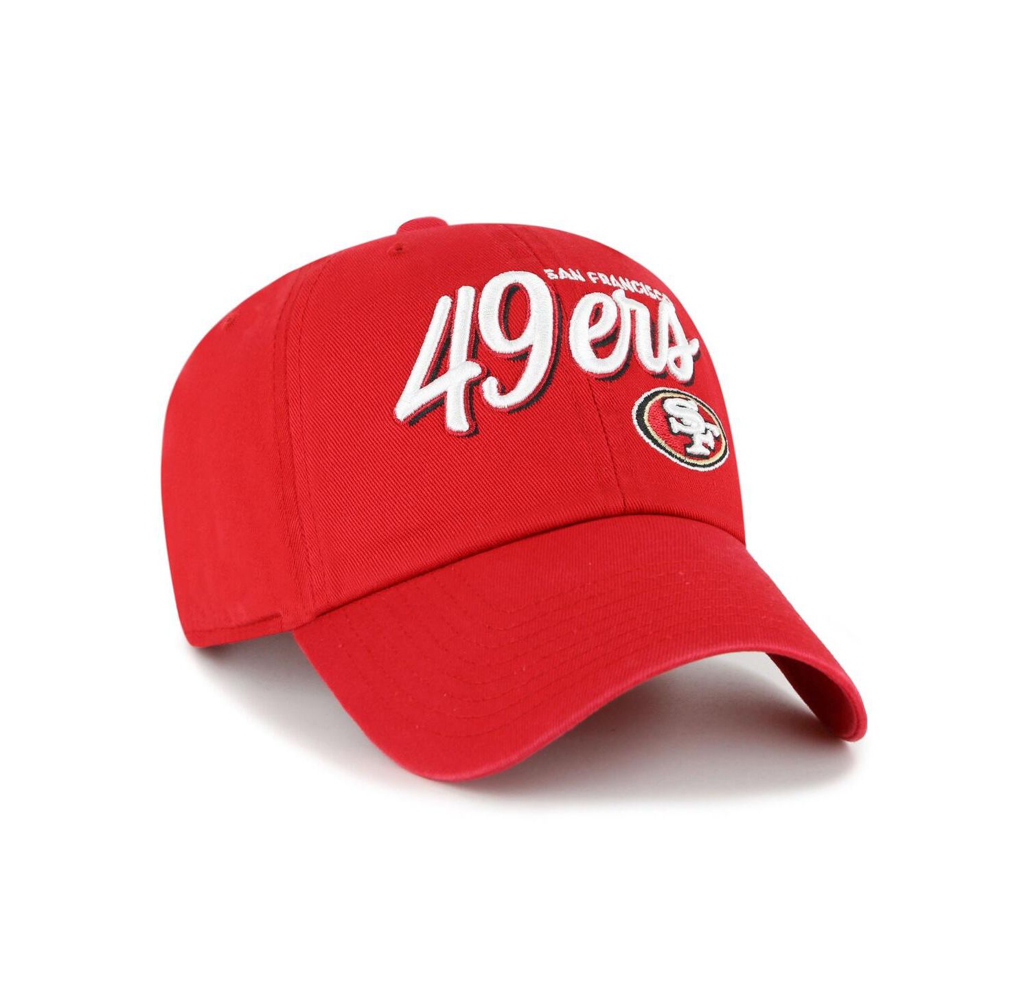 Women's Scarlet San Francisco 49ers Ariana Clean Up Adjustable Hat