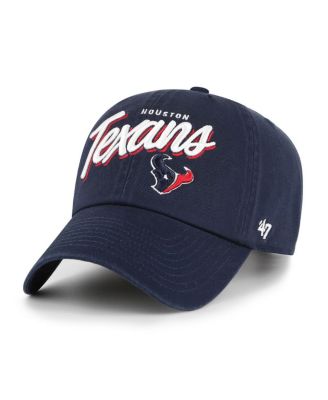 '47 Brand - Women's Navy Houston Texans Ariana Clean Up Adjustable Hat