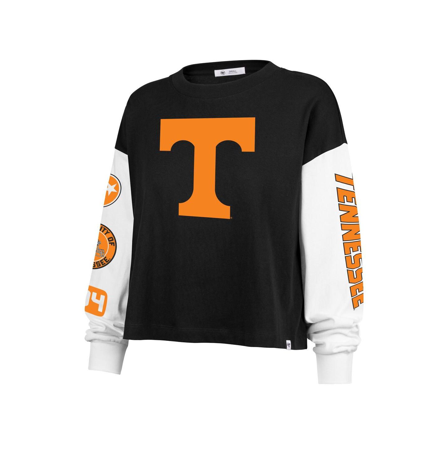 Женская футболка '47 Brand Black Tennessee Volunteers Sydney Long Sleeve — фото 3