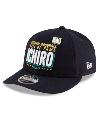 Men's Ichiro Suzuki Navy Seattle Mariners 2025 Baseball Hall of Fame Low Profile 9FIFTY Snapback Hat