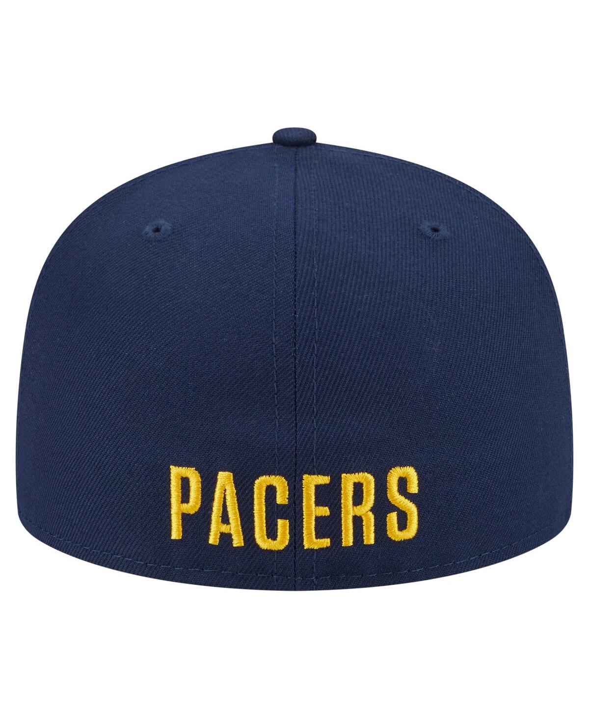 New Era Men's Navy Indiana Pacers Deceptor 59fifty Fitted Hat In Blue