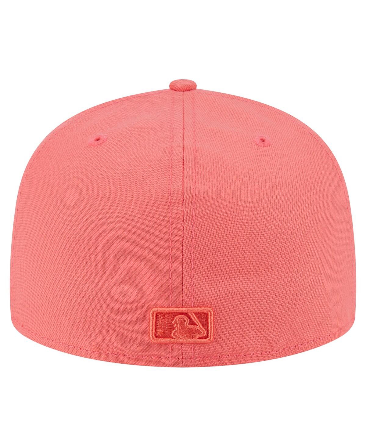 New Era Men's Coral Chicago White Sox Color Pack A-frame 59fifty Fitted Hat In Red