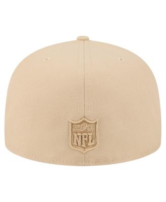 Men's Light Beige Minnesota Vikings Color Pack A-Frame 59FIFTY Fitted Hat