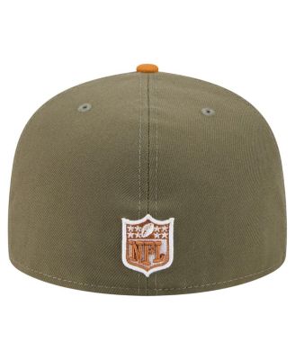 Men's Olive/Brown Kansas City Chiefs Color Pack A-Frame 59FIFTY Fitted Hat