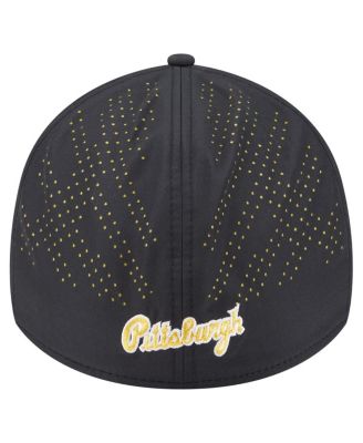 Men's Black Pittsburgh Pirates Night 39THIRTY Flex Hat