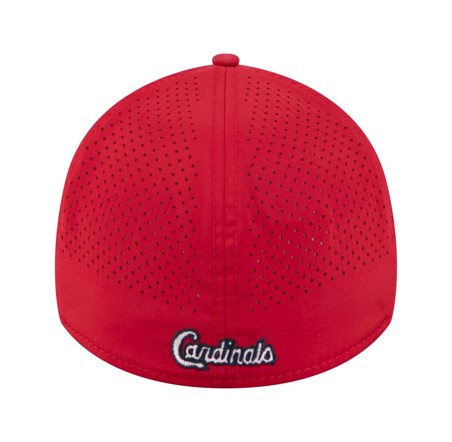 Men's Red St. Louis Cardinals 39THIRTY A-Frame Perforated Flex Hat