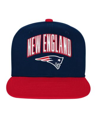 Big Boys and Girls Navy New England Patriots Essentials Adjustable Hat