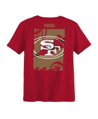 Preschool Scarlet San Francisco 49ers Posterize T-Shirt