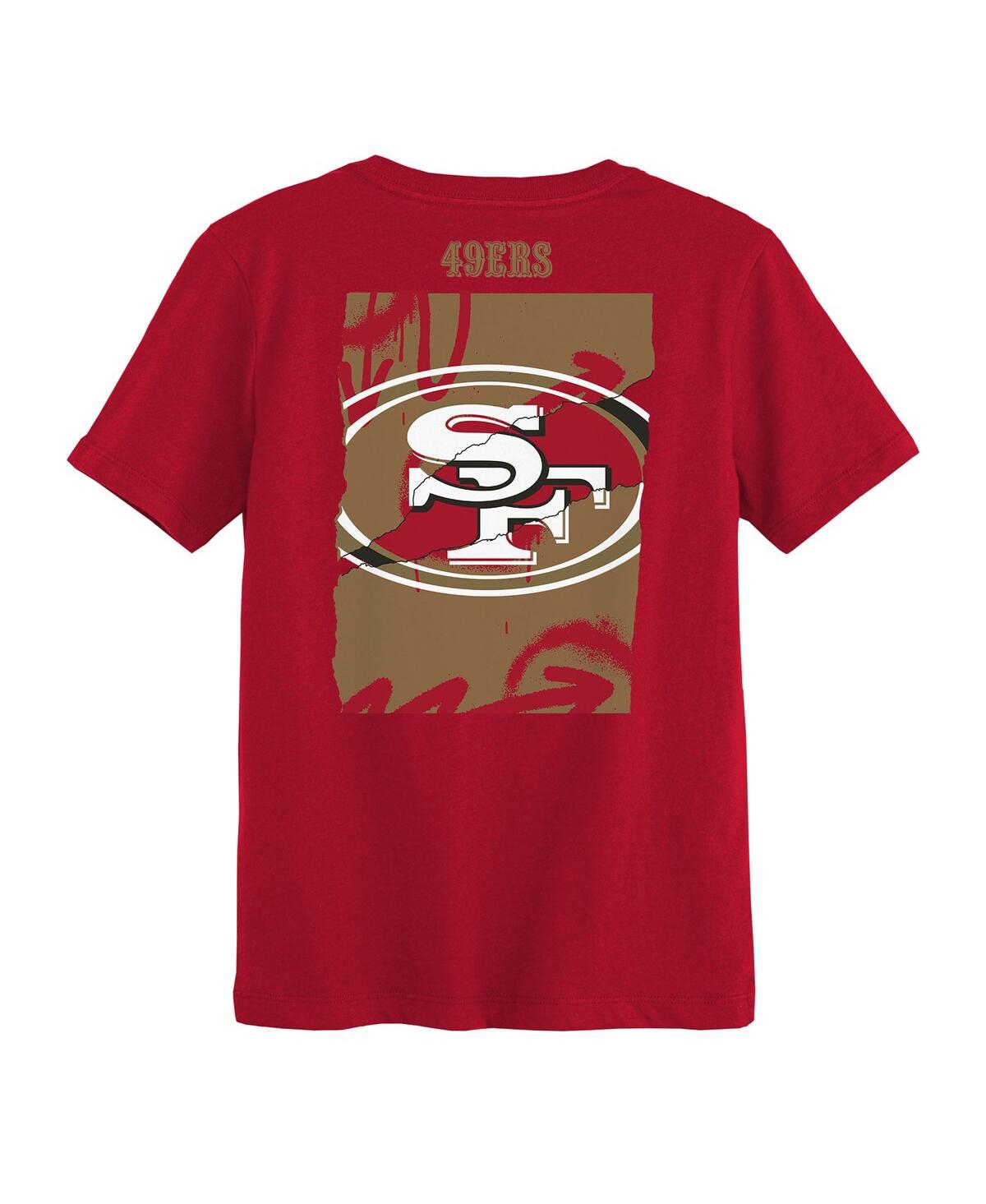 Outerstuff Preschool Scarlet San Francisco 49ers Posterize T-shirt In Red