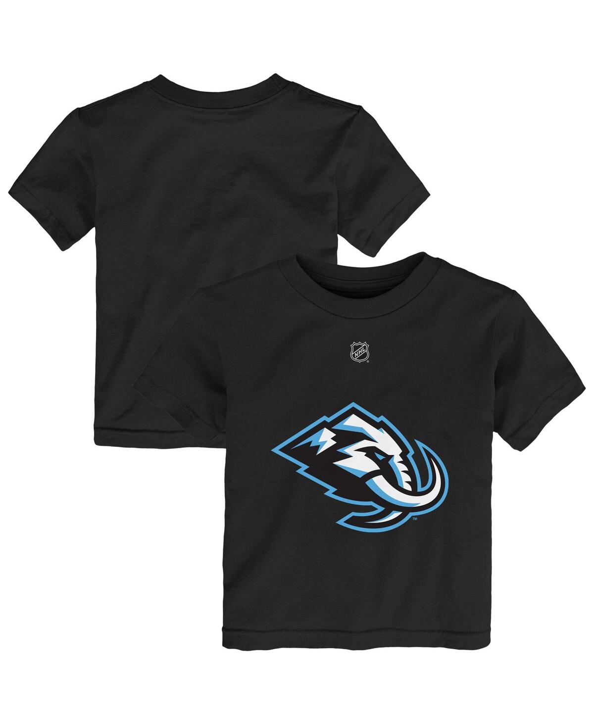 Outerstuff Toddler Black Utah Mammoth Primary Logo T-shirt In Black