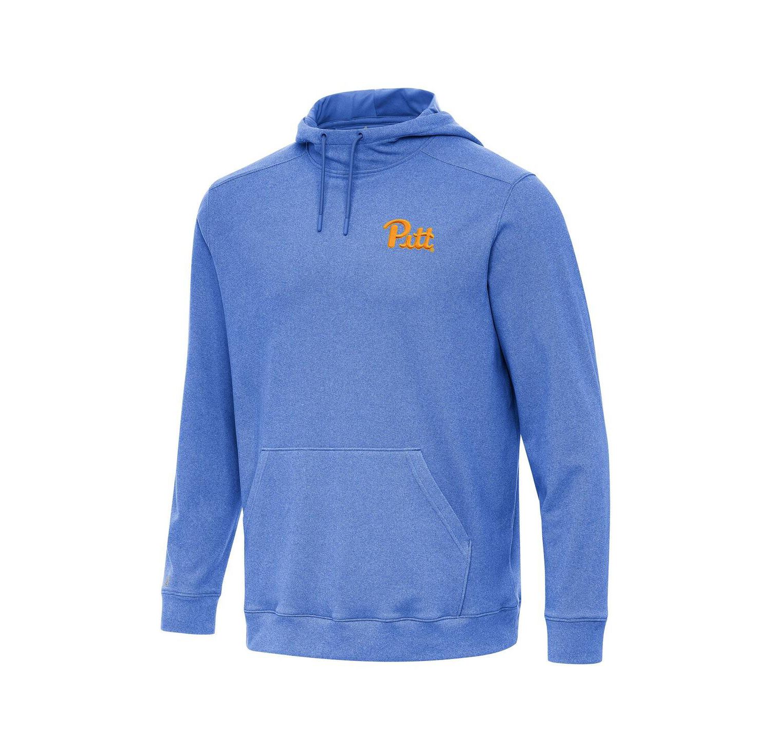 Men's Heather Royal Pitt Panthers Cloud Pullover Hoodie