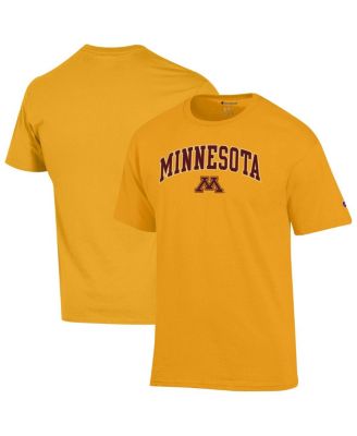 Champion - Men's Gold Minnesota Golden Gophers Arch Over Logo T-Shirt