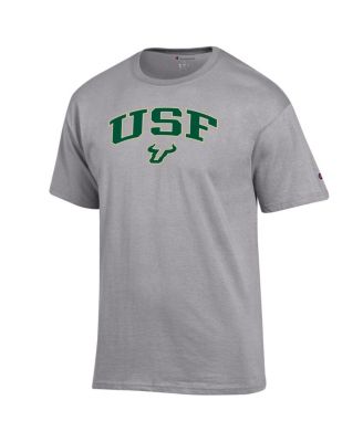 Men's Heather Gray South Florida Bulls Arch Over Logo T-Shirt