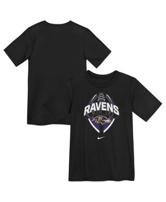 Nike - Preschool Black Baltimore Ravens Icon Legend Performance T-Shirt