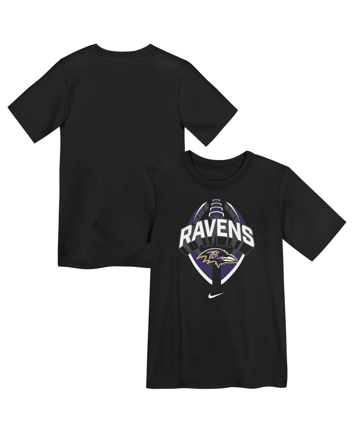 Nike Preschool Black Baltimore Ravens Icon Legend Performance T-shirt In Black