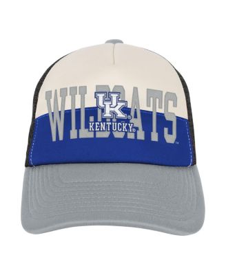 Big Boys and Girls Royal/Cream Kentucky Wildcats Modern Fan Trucker Adjustable Hat