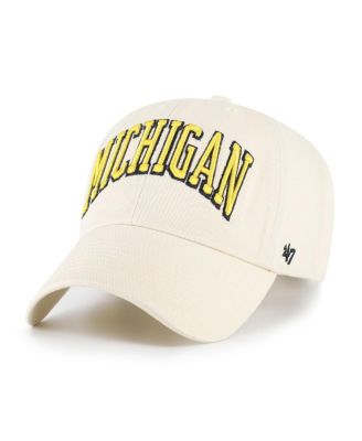 '47 Brand - Men's Sand Michigan Wolverines Vault Clean Up Adjustable Hat
