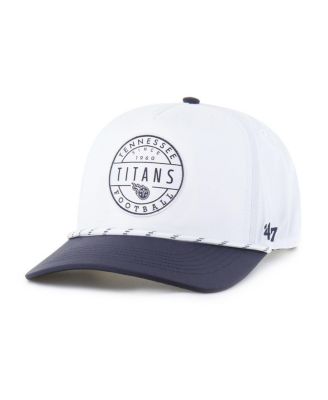 '47 Brand - Men's White/Navy Tennessee Titans Suburbia Hitch Two-Tone Adjustable Hat