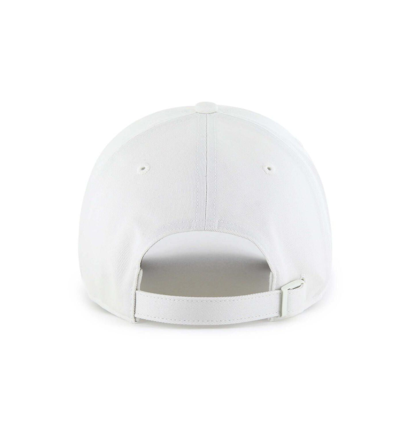 Мужская кепка '47 Brand White LSU Tigers Contemporary Basics Foundation Clean Up Adjustable Hat — фото 2