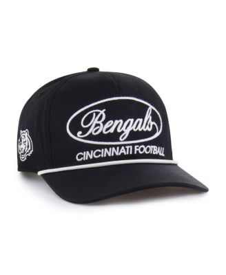 '47 Brand - Men's Black Cincinnati Bengals Foundational Hitch Adjustable Hat