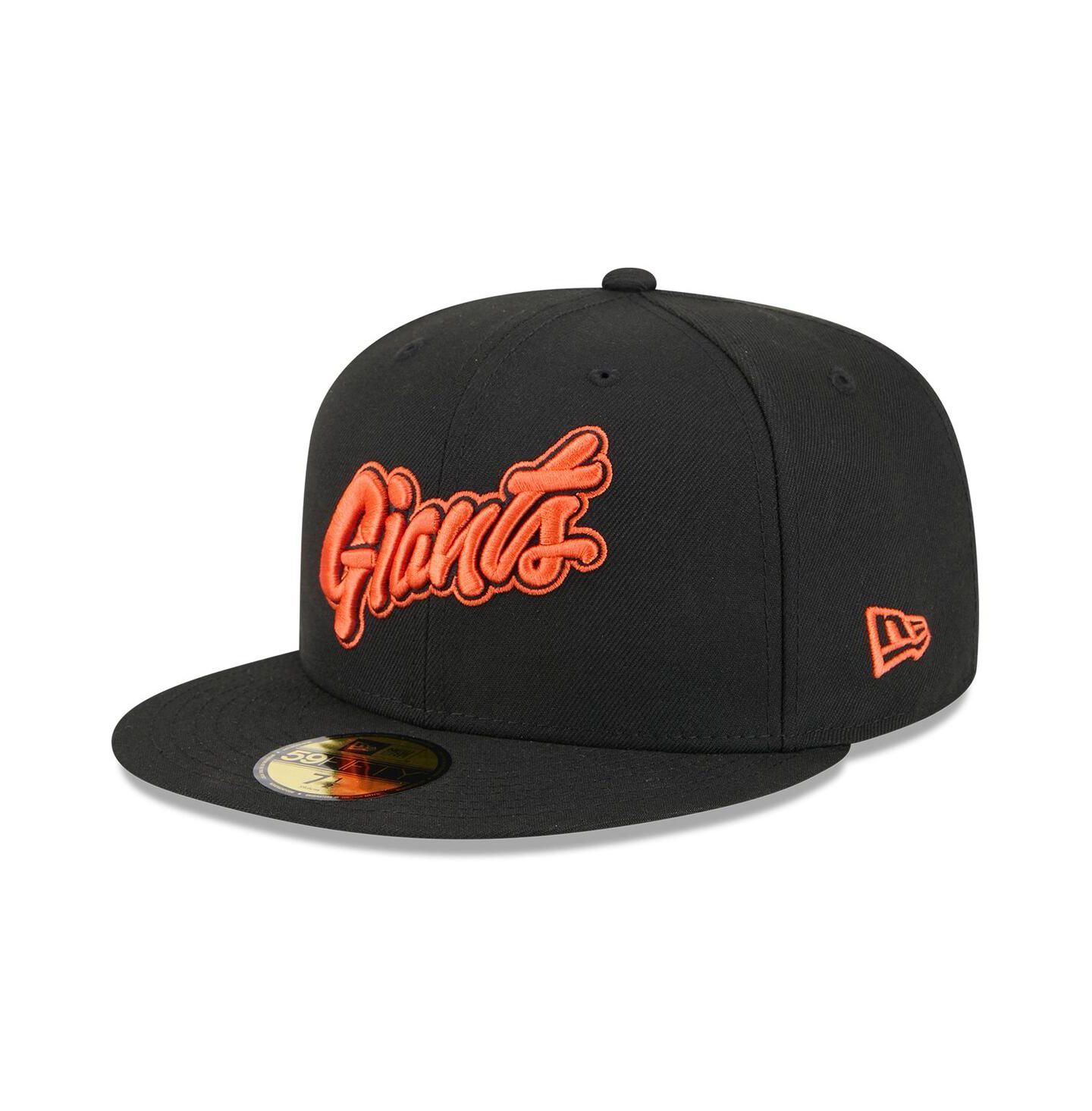 Мужская кепка New Era Black San Francisco Giants 2025 City Connect Wordmark 59FIFTY Fitted Hat — фото 3