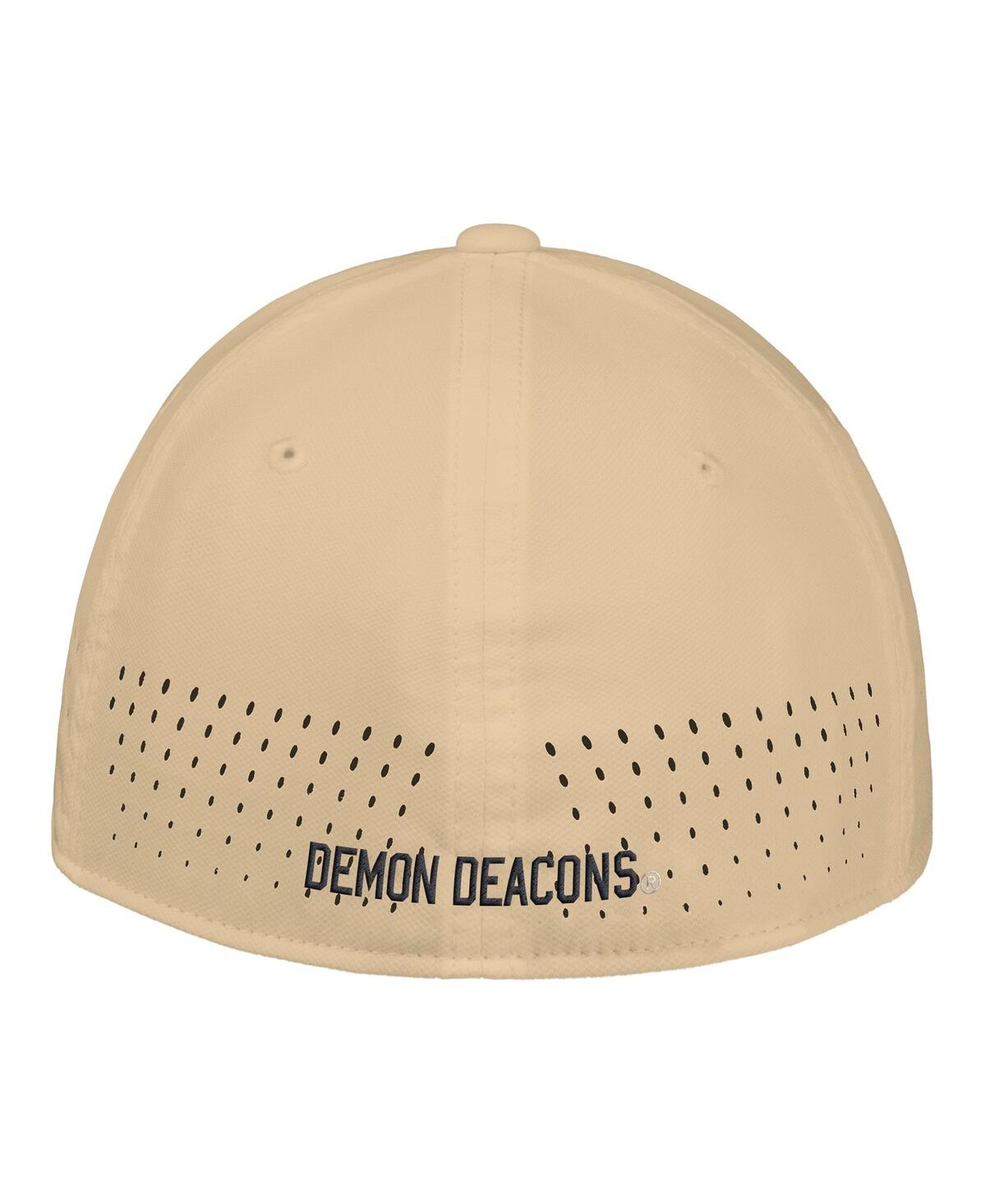 Nike Men's Gold Wake Forest Demon Deacons 2025â On-field Performance Flex Hat In Neutral