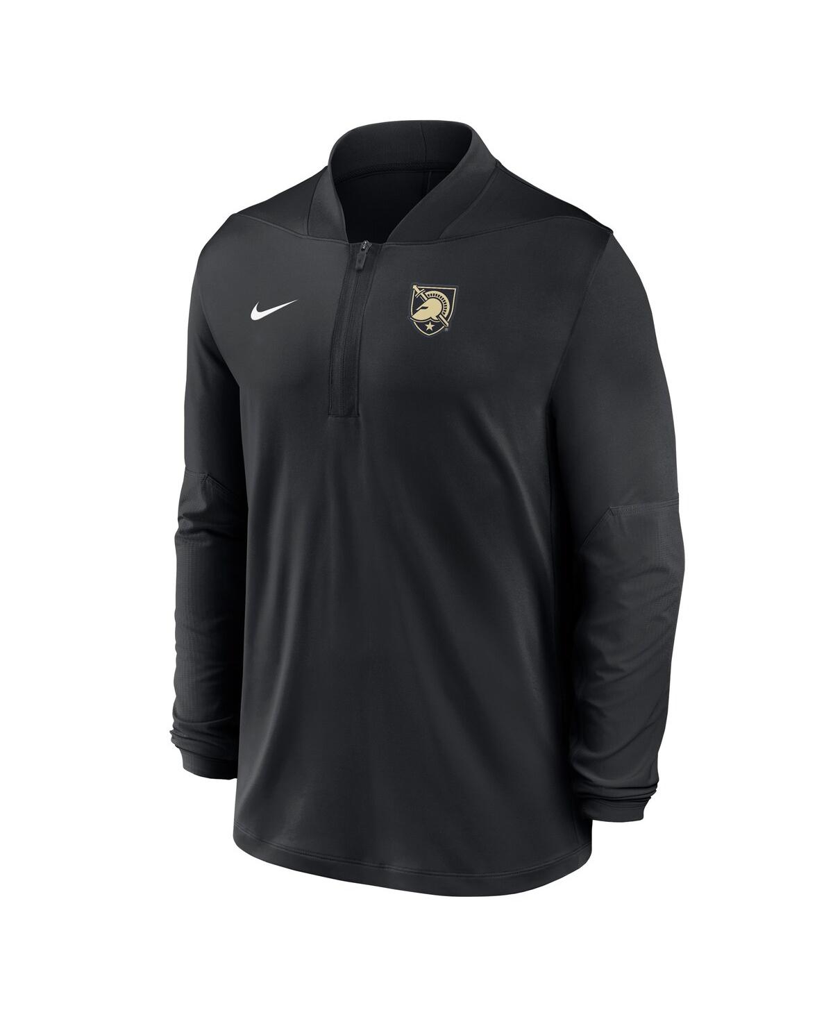 Nike Men's Black Army Black Knights Dri-fit Half-zip Pullover Sweatshirt In Black