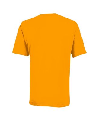 Big Boys and Girls Gold West Virginia Mountaineers Arch Over Logo T-Shirt