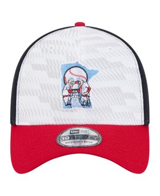 Men's Navy/Red Minnesota Twins 2025 MLB Clubhouse 39THIRTY Flex Hat
