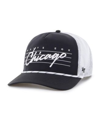 '47 Brand - Men's Black Chicago White Sox Brrr Downburst Mesh Hitch Adjustable Hat