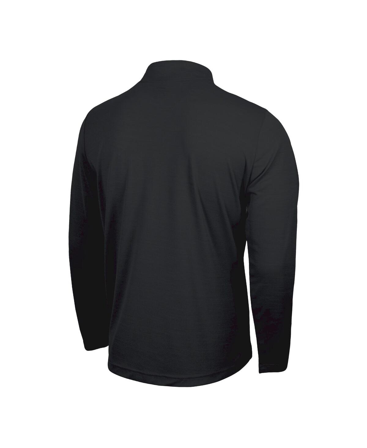 Nike Men's Black Tcu Horned Frogs Intensity Performance Quarter-zip Pullover Sweatshirt In Black