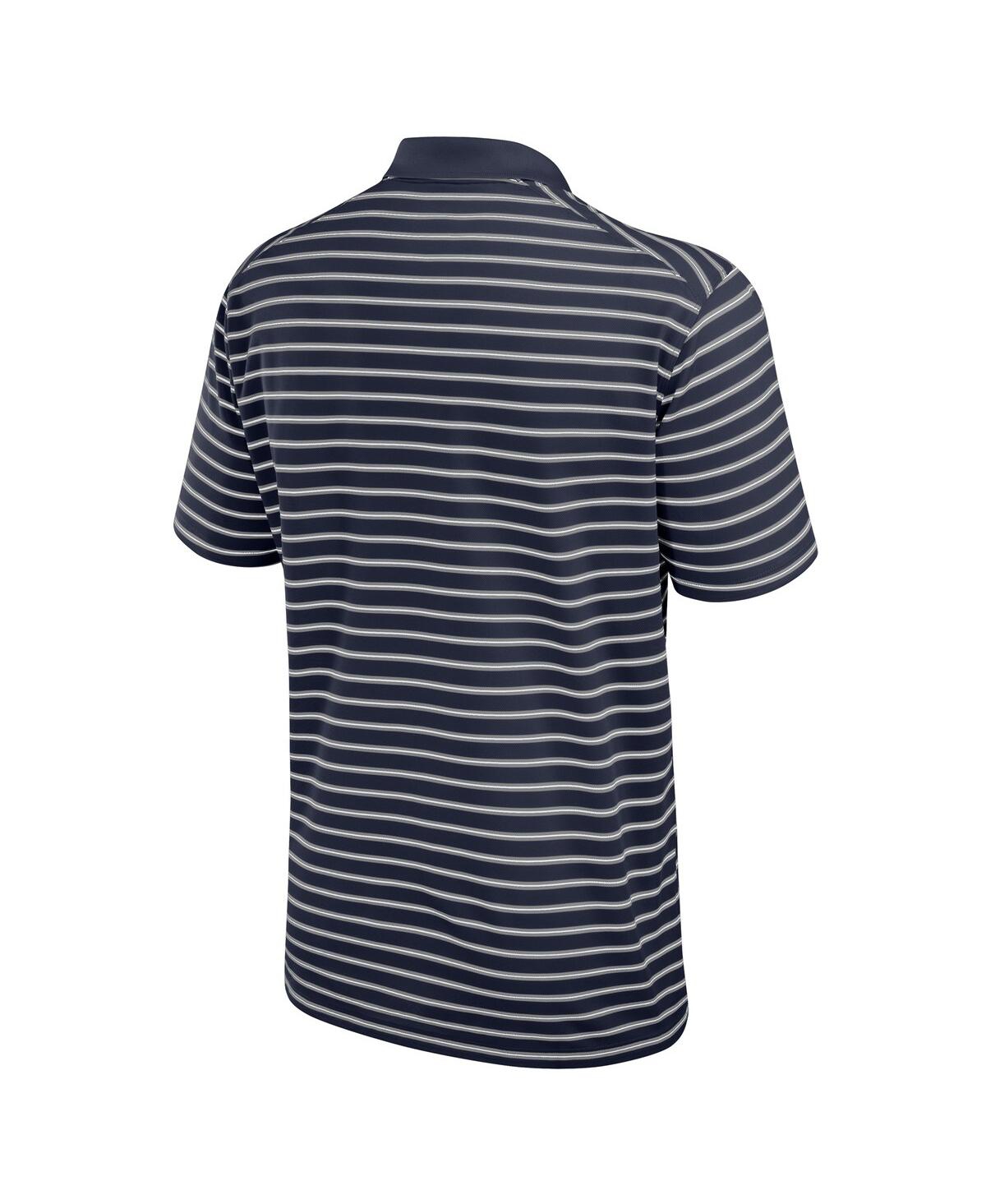 Nike Men's Navy Virginia Cavaliers Victory Stripe Performance Polo Shirt In Blue