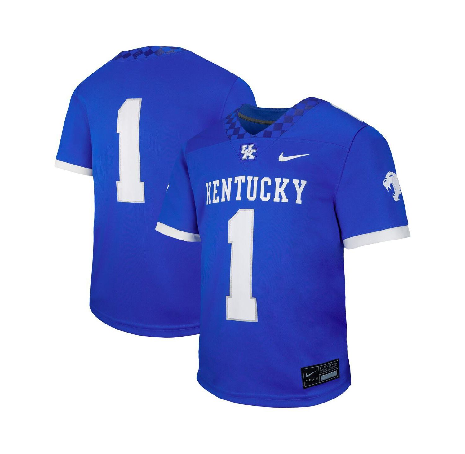 Big Boys and Girls 1 Royal Kentucky Wildcats Untouchable Replica Game Jersey