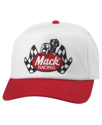 American Needle - Men's White Mack Trucks Roscoe Racing Adjustable Hat