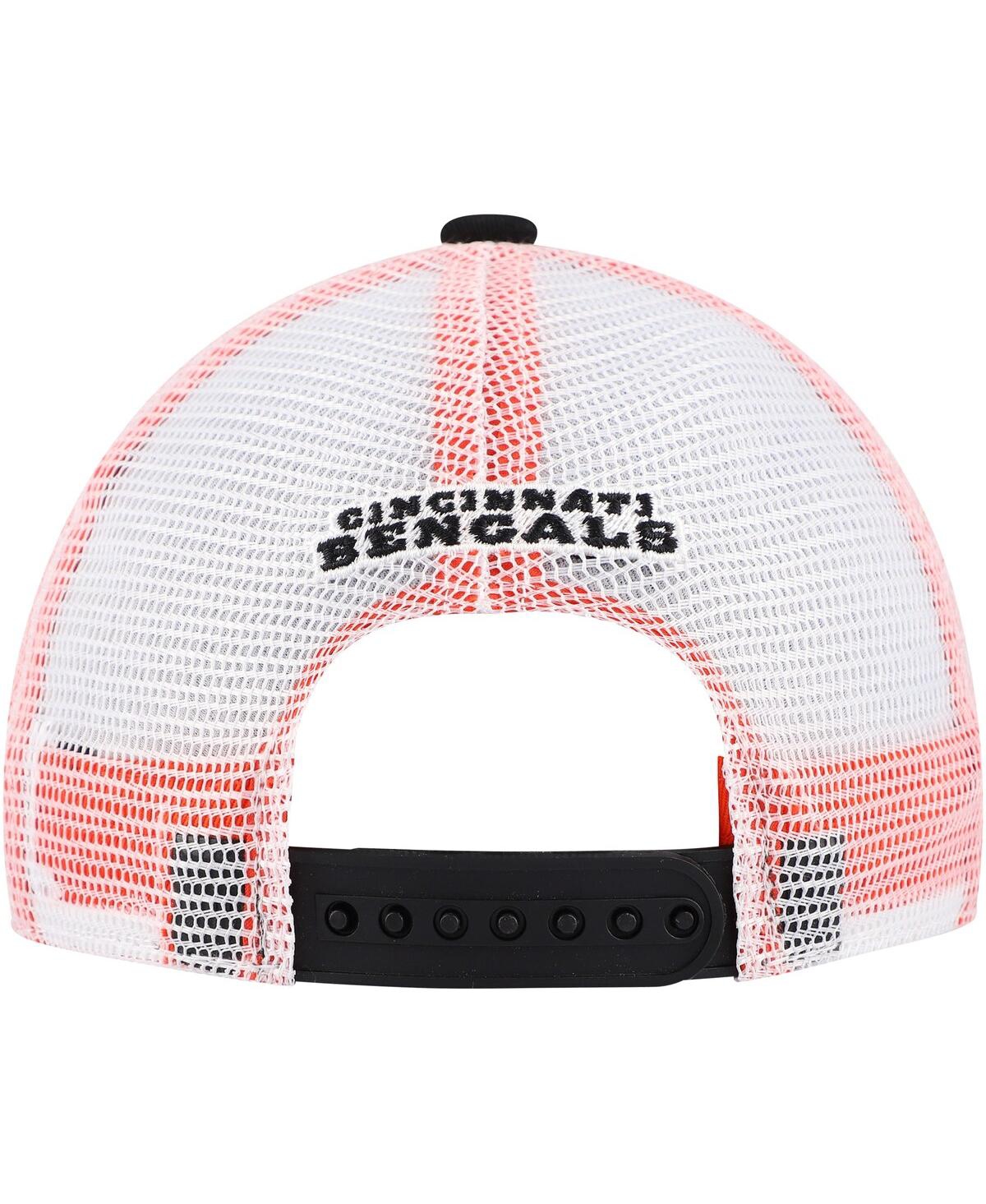 Outerstuff Preschool Black Cincinnati Bengals Core Lockup Trucker Adjustable Hat In Black