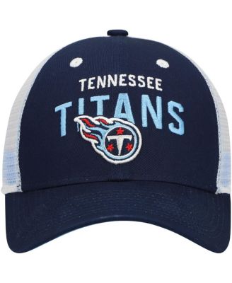 Big Boys and Girls Navy Tennessee Titans Core Lockup Trucker Adjustable Hat