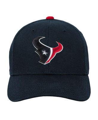 Big Boys and Girls Navy Houston Texans Team Pre-Curved Adjustable Hat