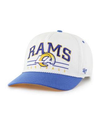 '47 Brand - Men's White/Royal Los Angeles Rams Roscoe Two-Toned Hitch Adjustable Hat