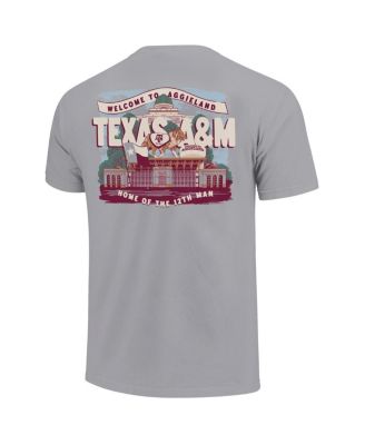 Big Boys and Girls Gray Texas A M Aggies Local Campus Scene T-Shirt
