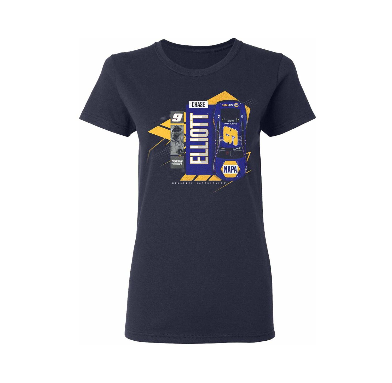 Women's Navy Chase Elliott NAPA Car T-Shirt