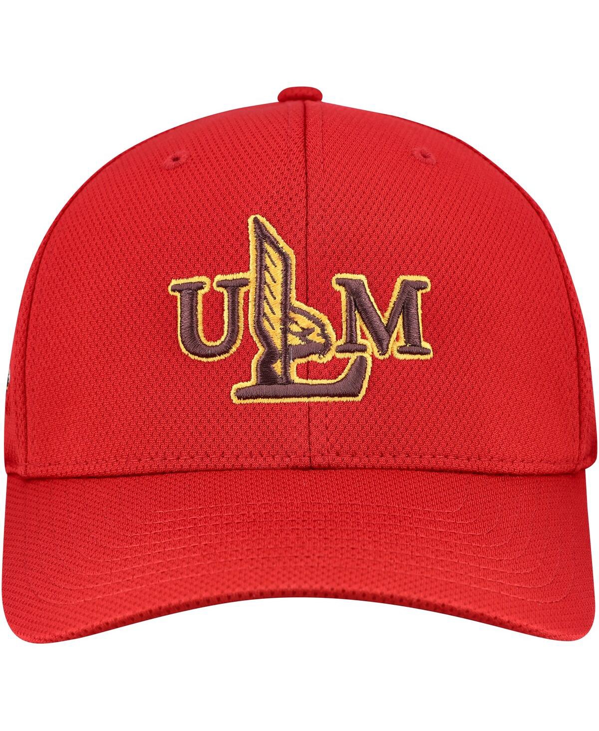 Top Of The World Men'sâ Maroon Ulm Warhawks Reflex Hybrid Tech Flex Hat In Red