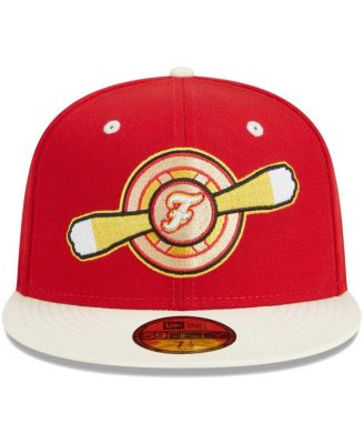 Men's Red Winston-Salem Dash Theme Nights Flight 59FIFTY Fitted Hat