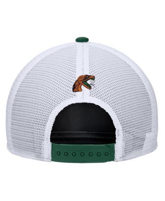 Men's Green Florida A M Rattlers 2025 On-Field Rise Trucker Performance Adjustable Hat