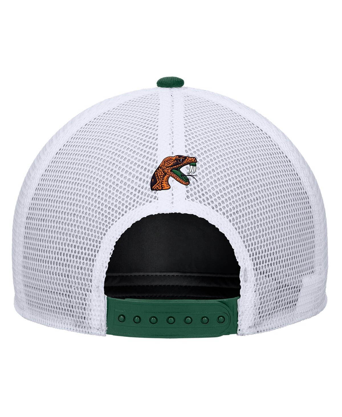 Nike Men's Green Florida A M Rattlers 2025 On-field Rise Trucker Performance Adjustable Hat In Green