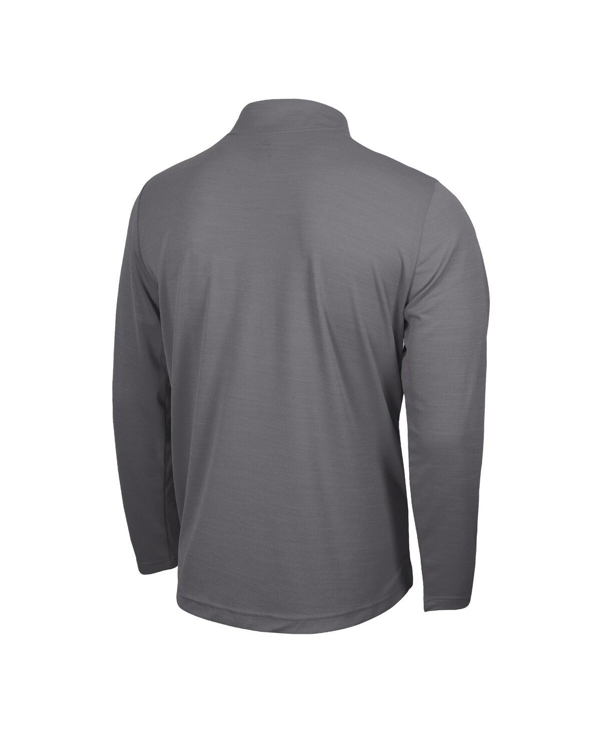 Nike Men's Gray Kansas State Wildcats Intensity Performance Quarter-zip Pullover Sweatshirt In Gray